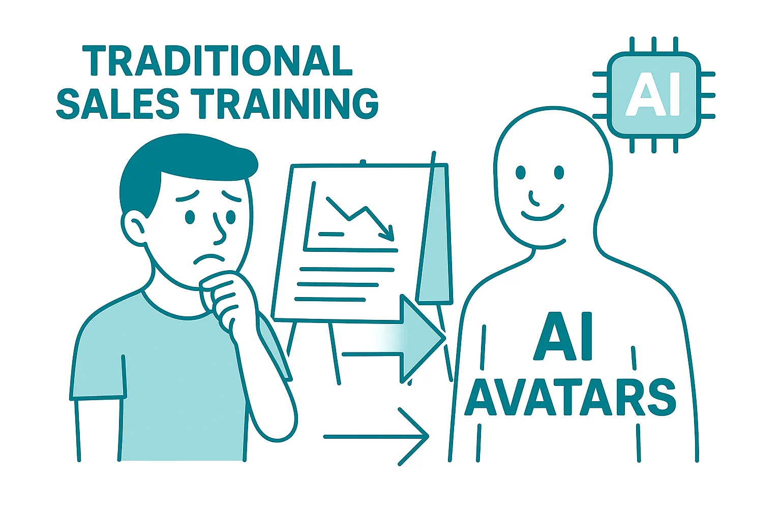 Waarom traditionele sales training niet genoeg is en hoe AI avatars het verschil maken